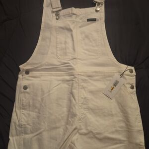 Calvin Klein White Overalls